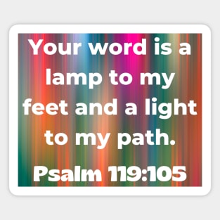 Bible Verse Psalm 119:105 Magnet